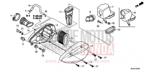 FILTRO ARIA VT750CSE di 2014